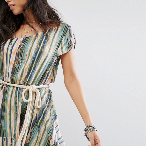 Free People Dresses & Skirts - NWT Free People Striped One Shoulder Dress M